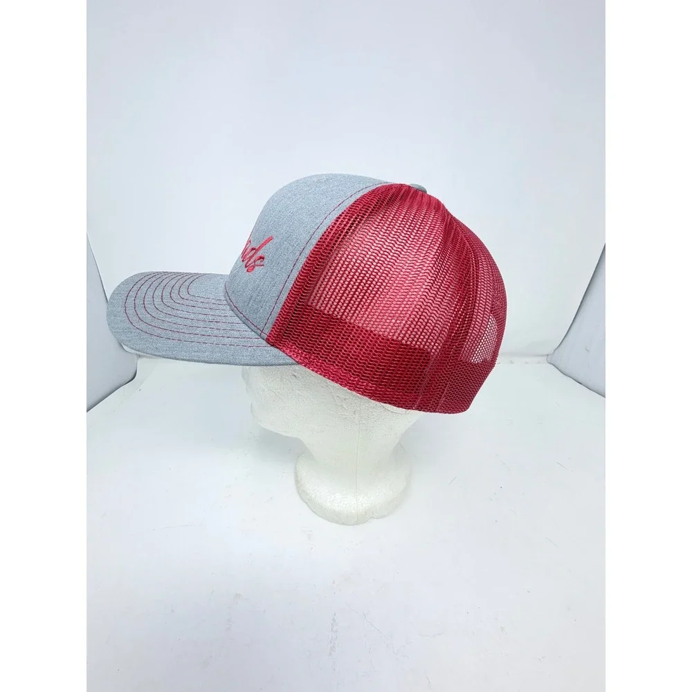 Richardson Trucker Hat Mens OSFM Gray Red OnlyDads Parody Snapback Cap 112